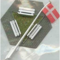 Heljan HO 1 Flagpole With Benches Kit