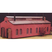 Heljan HO Brick Engine Shed 2 Stall Kit