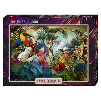 Heye 1000pc Fauna Fantasies, Birdiversity Jigsaw Puzzle