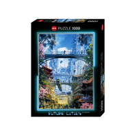 Heye 1000pc Future Cities, Market District Jigsaw Puzzle