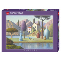 Heye 1000pc Timeless Lady in Blue Jigsaw Puzzle