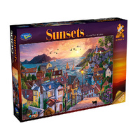 Holdson 1000pc Sunsets 4, Coastal Town Jigsaw Puzzle