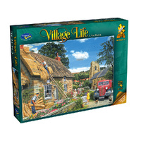 Holdson 1000pc Village Life 3 A New Thatch Jigsaw Puzzle