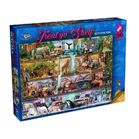 Holdson 1000pc Treat Yo'shelf 2 Animal Kingdom Jigsaw Puzzle