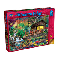 Holdson 1000pc Water's Edge Hillside Hideaway Jigsaw Puzzle