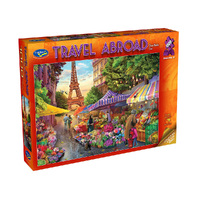 Holdson 1000pc Travel Abroad 2 Paris Flower Market Jigsaw Puzzle