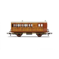 Hornby OO GNR, 4 Wheel Coach, Brake 3RD Class, Fitted Lights, 399 - ERA 2