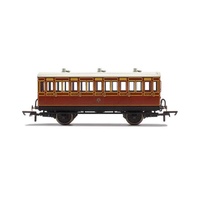 Hornby OO LB&SCR, 4 Wheel Coach, 3RD Class, Fitted Lights, 881 - ERA 2