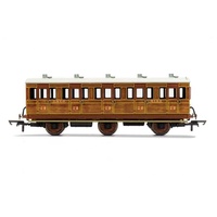 Hornby OO LNER, 6 Wheel Coach, 3RD Class, Fitted Lights, 4142 - ERA 3