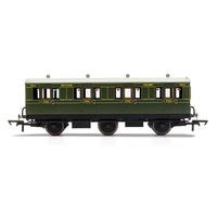 Hornby OO SR, 6 Wheel Coach, 1ST Class, Fitted Lights, 7514 - ERA 3