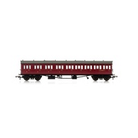 Hornby OO BR, Collett 57' Bow Ended E131 Nine Compartment Composite (Left Hand), W6630W - Era 4