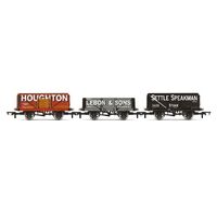 Hornby OO Triple Wagon Pack, Houghton Main, Thos. Lebon & Sons & Settle Speakman - Era 3