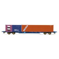 Hornby OO Touax, KFA Container Wagon with 2 Containers - Era 11