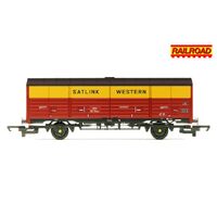 Hornby OO RailRoad Satlink Western, 45t ZRA Closed Van, KDC201003 - Era 8