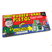 House of Marbles Wooden Rubber-Band Pistol