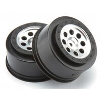 HPI Mk.8 V2 Wheel Matt Chrome (4.5mm Offset/2Pcs) [106189]