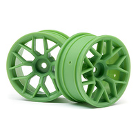 HPI Rtr Wheel 26mm Green (6mm Offset/2Pcs)