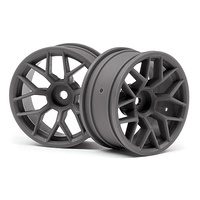 HPI 112812 Rtr Wheel 26mm Gunmetal (6mm Offset/2Pcs)