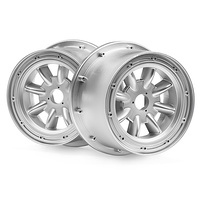 HPI ML-8 Wheel Silver (120X75mm/2pcs) [115766]