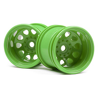 HPI Classic King Wheel Green (2.2In/2pcs)