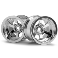 HPI 6 Spoke Wheel Shiny Chrome HPI-3087