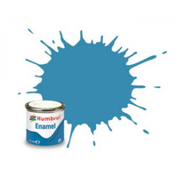 Humbrol Enamel 48 Mediterranean Blue Gloss 14mL Paint