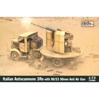 IBG Models 1/72 Italian Autocannone 3Ro with 90/53 90mm AA Gun Plastic Model Kit