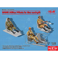 ICM 1/32 Allies Pilots in the cockpit Plastic Model Kit 32112