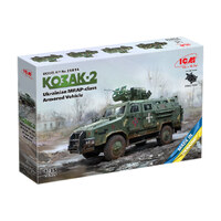 ICM 1/35 Kozak-2 Ukrainian MRAP-Class Plastic Model Kit