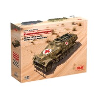 ICM 1/35 Krankenpanzerwagen Sd.Kfz. 251/8 Ausf.A Plastic Model Kit