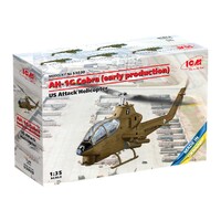 ICM Models 1/35 US Attack Helicopter AH-1G Cobra Plastic Model Kit