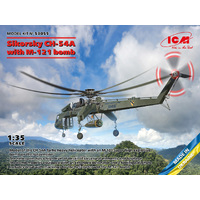 ICM 1/35 Sikorsky CH-54 Tarhe with BLU-82/B "Daisy Cutter" bomb Plastic Model Kit