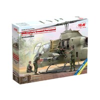 ICM 1/35 Helicopters Ground Personnel Vietnam War Plastic Model Kit