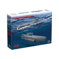 ICM 1/72 K-Verbande Midget Submarines Plastic Model Kit