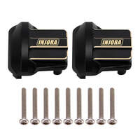 INJORA 1/18 Brass Diff Covers for TRX4M (2pcs)