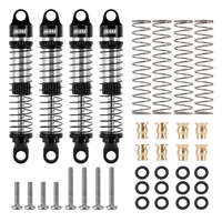 INJORA 59mm Long Threaded Oil Filled Shocks for 1/18 TRX4M (4M-42)