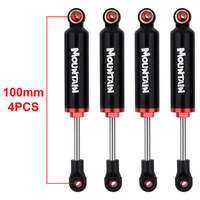 INJORA Built-in Spring 100mm Shock Absorber Damper for 1/10 RC Crawler Black (4pcs)