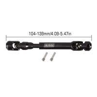 INJORA Steel Heavy-Duty 104-139mm Drive Shaft for 1/10 RC Car Crawler