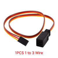 INJORA RC Servo JR Plug Extension Wire Cable 1 to 3 for RC Car Boat Airplane Model