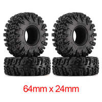 INJORA Swamp Claw 1.0" (64x24mm) M/T Tires (4pcs)