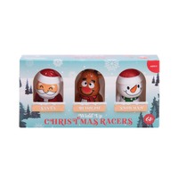 isGift Wind Up Christmas Racers 3pcs Set