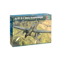 Italeri 1/48 Ju 87 G-1 Stuka Kanonenvogel Plastic Model Kit