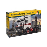 Italeri 1/24 Mercedes Benz SK Eurocab 6X4 Plastic Model Kit