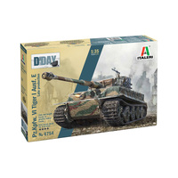 Italeri 1/35 Pz.Kpfw. VI Tiger I Ausf.E D-Day 80th Anniversary Plastic Model Kit