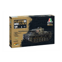 Italeri 1/56 Pz.Kpfw. III Ausf. J/L/M/N Plastic Model Kit