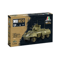 Italeri 1/56 M8/M20 Greyhound Plastic Model Kit