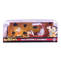 Jada 1/32 Flintstones Mobile with Fred Flintstone Figure Diecast Model Car