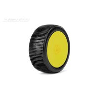 Jetko 1/8 MARCO Buggy Tyres (Dish/Yellow Rim/Ultra Soft) (2pcs) [1003DYUSG]