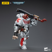 Joy Toy Warhammer 40k 1/18 White Scars Assault Intercessor Sergeant Tsendbaatar Action Figure