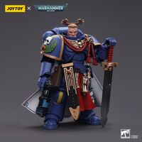 Joy Toy Warhammer Collectibles: 1/18 Scale Ultramarines Primaris Captain with Power Sword and Plasma Pistol